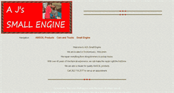 Desktop Screenshot of ajssmallengine.com